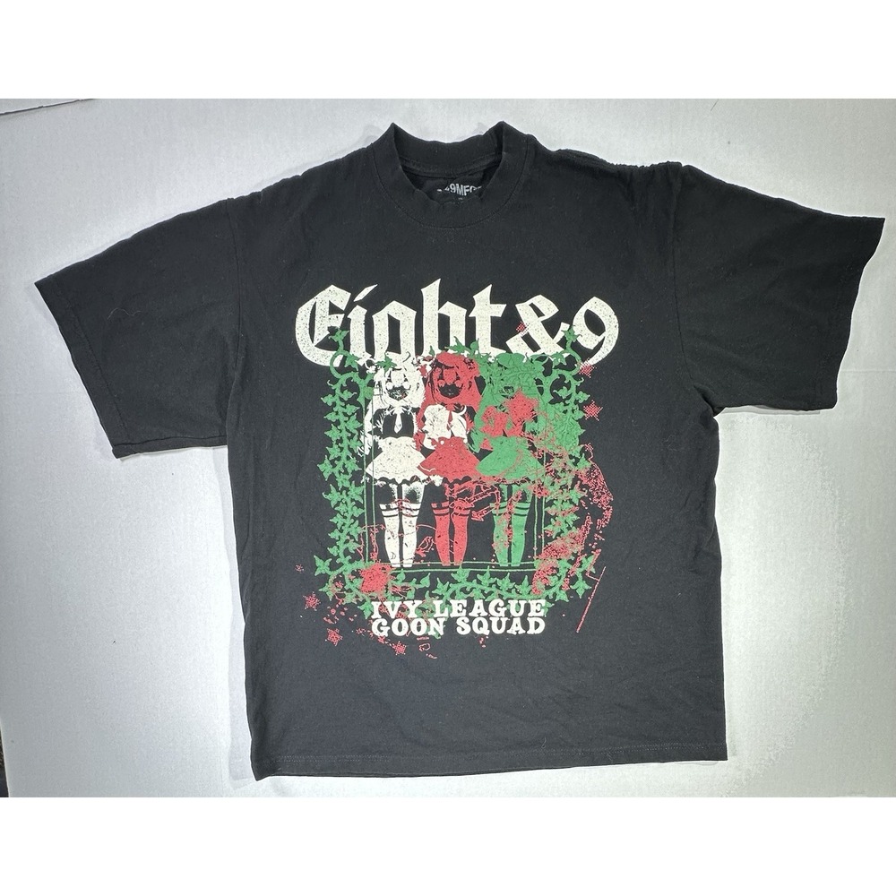 Eight & 9 Ivy League Goon Squad Graphic T-Shirt Black Men's XL Streetwear